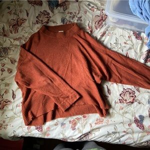 A New Day Orange Sweater